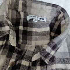 UNIQLO JW ANDERSON チェック柄 長袖シャツ Lサイズのサムネイル
