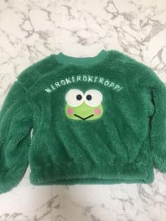 ケロケロフロッピ 緑色 トレーナー 100cmのサムネイル
