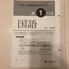 ベネッセ総合学力テスト　高1 2019年度のサムネイル
