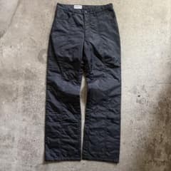 00s MORGAN HOMME ナイロン 中綿 パンツ ブラックのサムネイル
