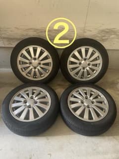 ②【4本22,000円】送料込 ダイハツ純正 ホイールセット 155/65R14