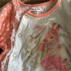 （お山のこさん専用）うさぎロンパースのサムネイル