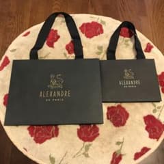 ALEXANDRE DE PARIS 黒紙袋 2点セットのサムネイル