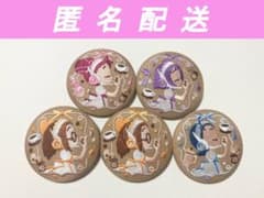 【匿名配送】 おジャ魔女どれみ 刺繍缶バッジ 【5点セット】のサムネイル