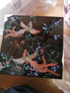 未使用】山中漆器 正倉院風蒔絵 鳳凰 重箱 三段重 おせち - メルカリ