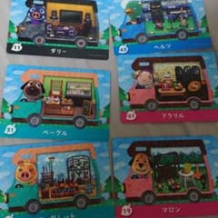 どうぶつの森 amiiboカード　6枚のサムネイル