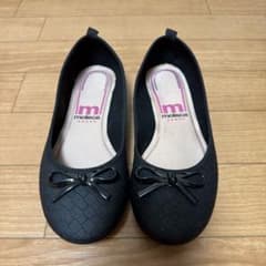 moleca フラットパンプス ブラック リボンのサムネイル