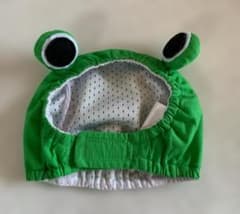 カエルモチーフ キッズ用帽子のサムネイル
