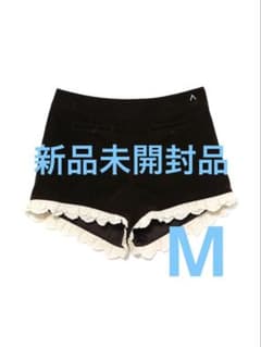 パンツ andmary Velour mini pants black S ANDMARY】Velour mini pants