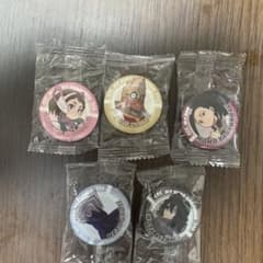 쿠라 스시 히로아카 콜라보레이션 캔 배지 5개 세트 가격 교섭 가능