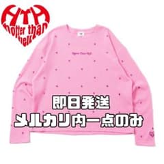 ピンク　hth Random Heart Waffle Long Tee ピンク hth Random Heart Waffle Long Tee - メルカリ