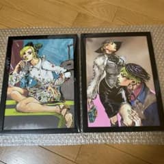 ジョジョの奇妙な冒険 額付きポスター 徐倫 GUCCI 2枚セット - メルカリ