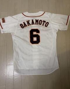 読売ジャイアンツ　GIANTS 坂本勇人　アディダス　刺繍　ユニフォーム　白　L 希少 読売ジャイアンツ 坂本勇人 アディダス ユニフォーム Lサイズ
