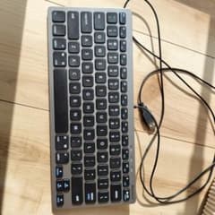 【ほぼ未使用】MACALLY 有線キーボード コンパクト　mac配列のサムネイル