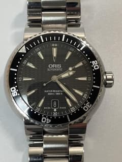 美品】オリス ORIS 7533P ダイバーズ デイト 自動巻き ブラック - メルカリ