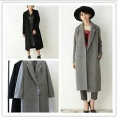 マウジー ロングコート グレーのサムネイル