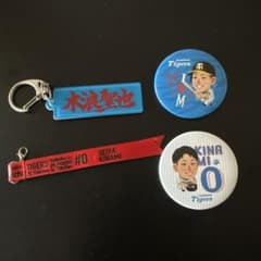阪神タイガース　ビジョンキーホルダー　3点セット 　木浪聖也 阪神タイガース 木浪聖也 グッズ 4点セット - メルカリ