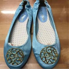 まゆこみ様専用  水色★フラットシューズのサムネイル