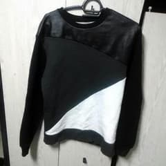 ZARA トレーナー メンズ レザー(値段交渉受け付けます)帽子もつけますのサムネイル