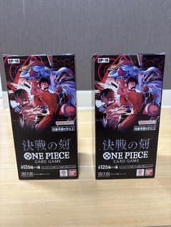 ONE PIECEカードゲーム 決戦の刻 2BOX テープ付き - メルカリ