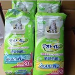 ユニ・チャーム デオトイレ 消臭抗菌シート 20枚入×4袋のサムネイル