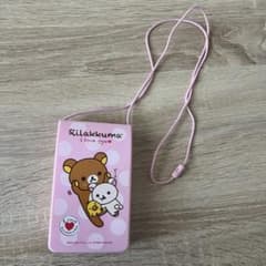 리락쿠마 넥 쿨러 핑크 2way
