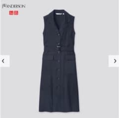 UNIQLO ベルテッドラペルワンピース ユニクロのサムネイル
