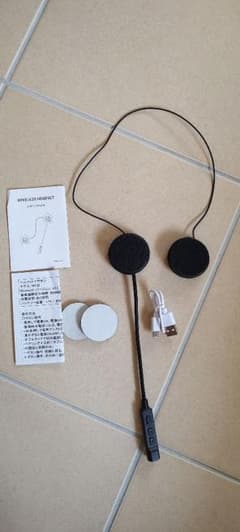 ヘルメット用イヤホン_MT02のサムネイル