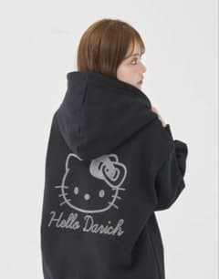 ダーリッチ Hello Darichジップアップフーディ BLK - メルカリ