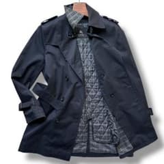 バーバリーブラックレーベル トレンチコート ライナー付き ベルト　キルティング 美品 バーバリーブラックレーベル トレンチコート キルティング