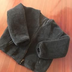 リバーシブルブルゾン黒のサムネイル