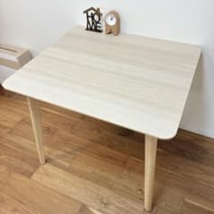 美品】IKEA LISABO リーサボー ダイニングテーブル 88×78×74 - メルカリ