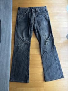 EDWIN ダメージ加工 ストレートデニムのサムネイル