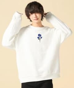 【激レア 白×青】【ADRER】バラシシュウビッグスウェット【COOOPER】のサムネイル