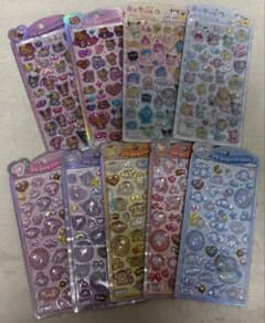 サンリオ うるちゅるポップシール 9枚セットのサムネイル
