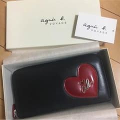 アニエスベー agnes b. 長財布 ハートモチーフのサムネイル