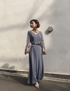 Ameri VINTAGE ワンピース レーススリーブドレスのサムネイル