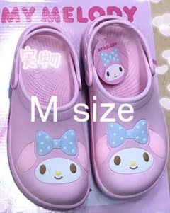 サンダル　新品　マイメロディ　サンリオ　ピンク　Mサイズ 箱なしのサムネイル