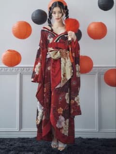 LoveRich 花柄オフショルダー和装　ラブリッチ　花魁　コスプレ LoveRich 花柄オフショルダー和装 ラブリッチ 花魁 コスプレ | Shop at