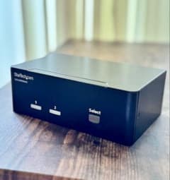 StarTech 2 포트 DisplayPort 듀얼 모니터 KVM 스위치
