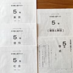 サピックス　5年生　6月度入室テストのサムネイル