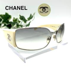 CHANEL サングラス 4115 ココマーク ホワイト系 - メルカリ