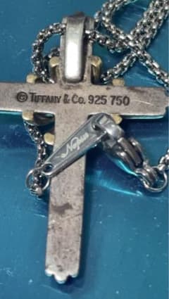 Tiffany & Co. クロス ネックレス 925 750のサムネイル