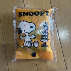 SNOOPY ポーチ付きエコバッグ イエローのサムネイル