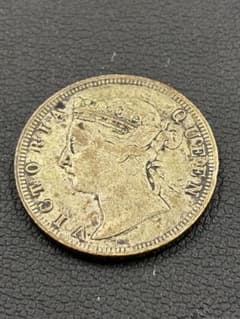 希少』1888年 香港 20セント ヴィクトリア女王 銀貨 - メルカリ
