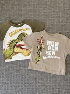 キガントサウルス　Tシャツ2枚セット 100cmのサムネイル