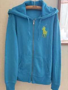Ralph Lauren ビッグポニー ネイビー パーカー ピンク刺繍 Y2K | Mua