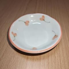 和心 さくらんぼ柄 小皿