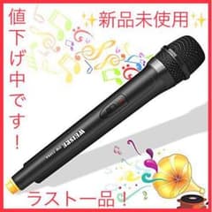 【新品未使用・値下げしました】ANBURT ワイヤレスマイク カラオケ スピーチのサムネイル