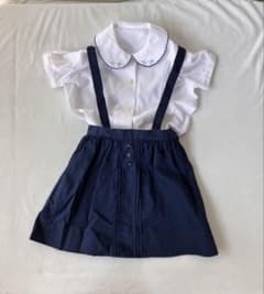 は*ぜ様 Familiar 110 ジャンパースカート&ブラウスのサムネイル